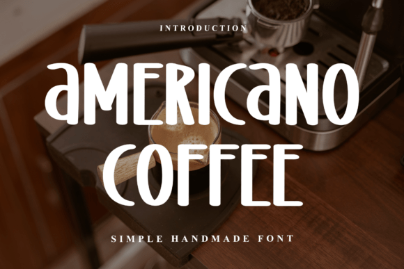 Américano Coffee: A Script Font for Dynamic Digital Campaigns
