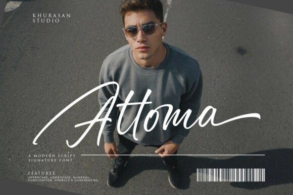 Attoma: The Script Font That Elevates Your Brand’s Visual Story