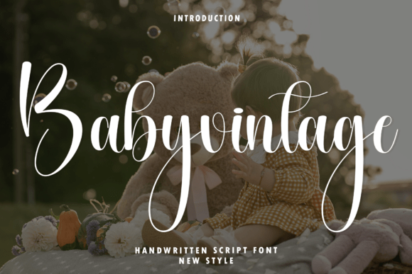 Babyvintage: A Script Font for Modern Web Design