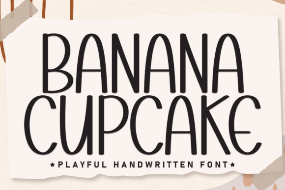 Banana Cupcake: A Playful Font for Digital Branding