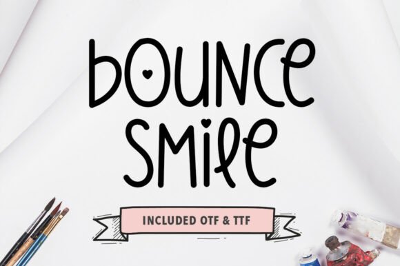 Bounce Smile: A Playful Font for Digital Design