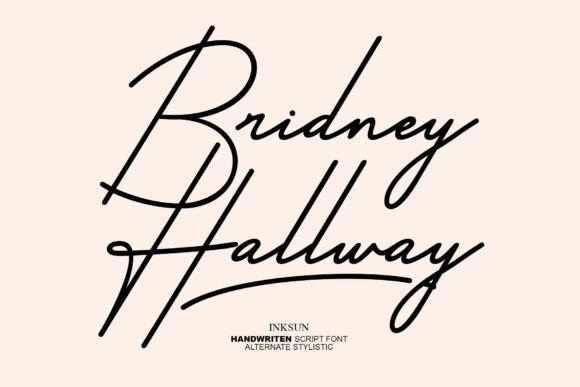 Bridney Hallway: A Font That Elevates Brand Identity