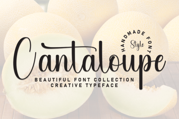 Cantaloupe: A Script Font for Creative Crafters and Product Designers
