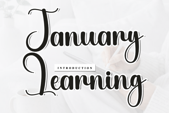 January Learning: A Font That Speaks with Style