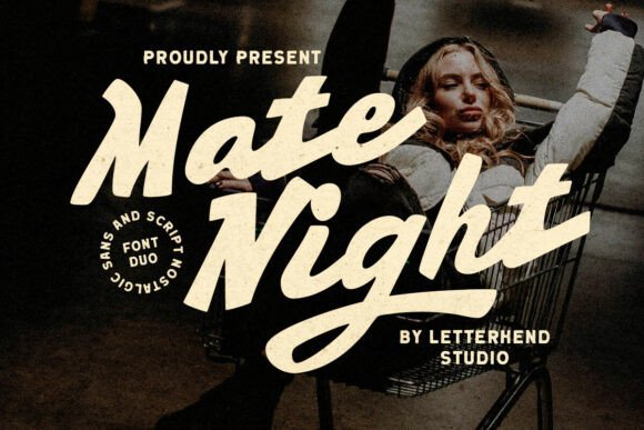 Mate Night: A Font for Crafters Who Love Style and Substance
