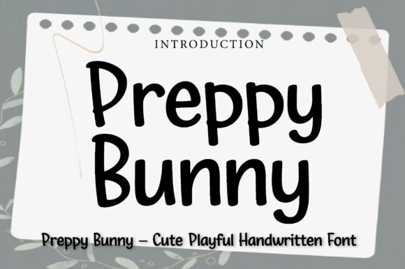 Preppy Bunny: A Font That Elevates Your Brand