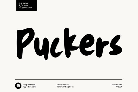 Puckers: A Font That Adds Personality to Your Brand
