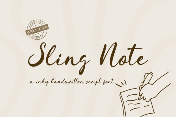 Sling Note: A Script Font That Breathes Life into Digital Design