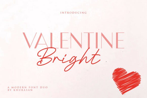 Valentine Bright Duo: A Font That Elevates Branding
