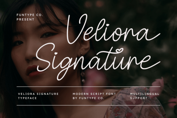 Veliora Signature: A Font That Elevates Brand Identity